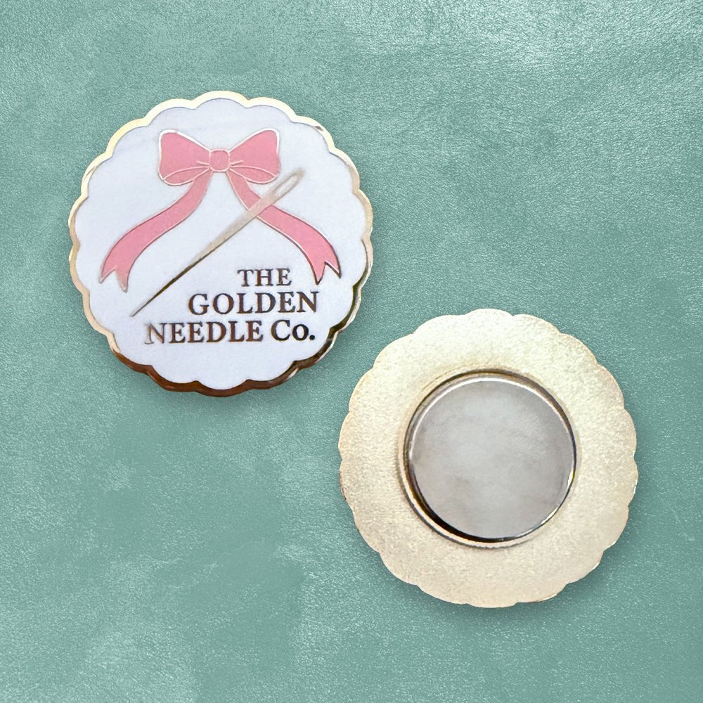 Custom Hard Enamel Needle Minders for Cross Stitch - Alchemy Merch