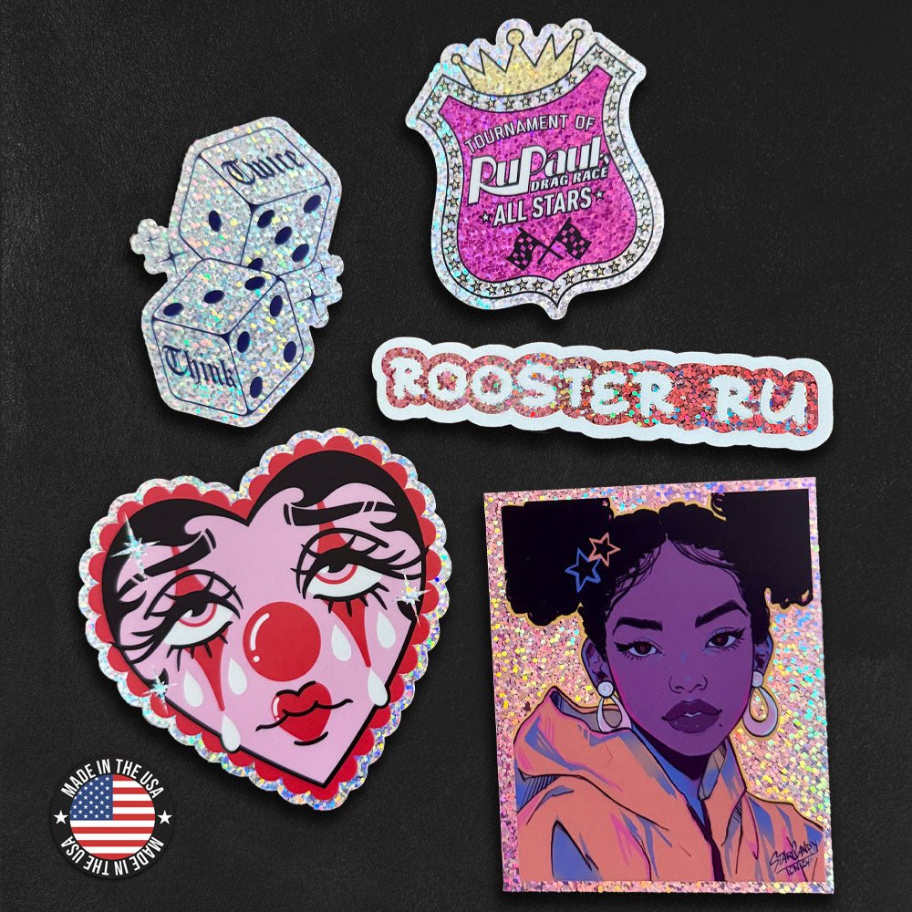 Glitter Stickers - Alchemy Merch