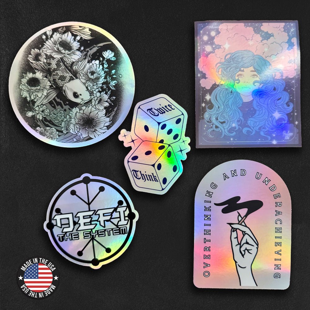Holographic Stickers - Alchemy Merch