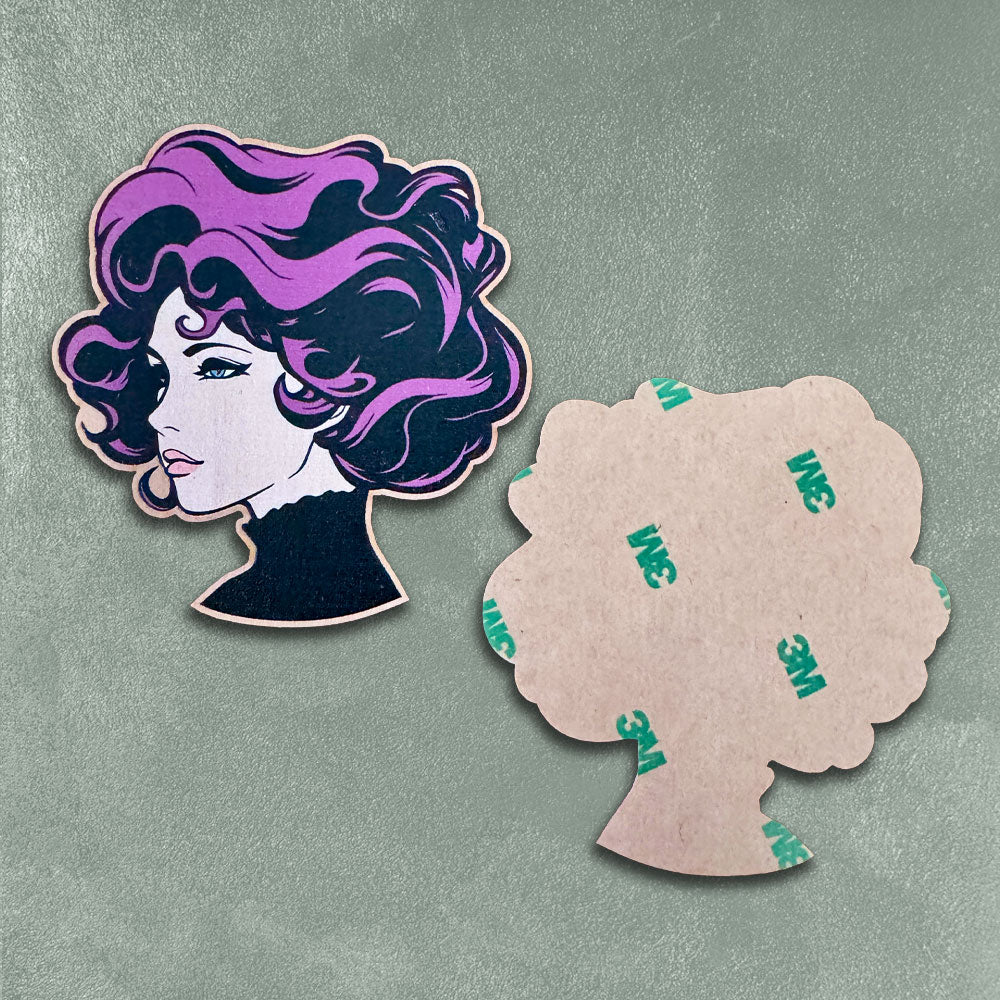 UV Printed Wooden Stickers (USA Made) - Alchemy Merch