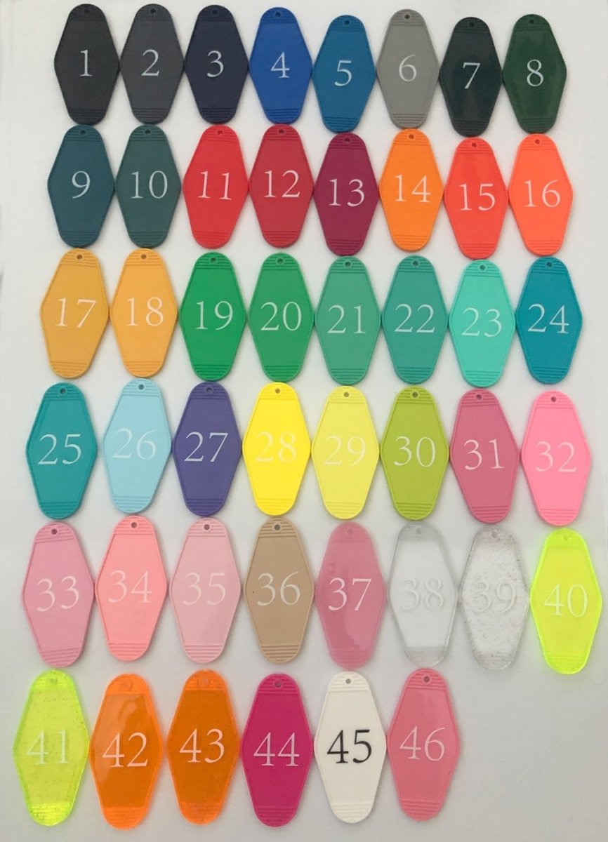 Motel Keychains - Printed - Alchemy Merch