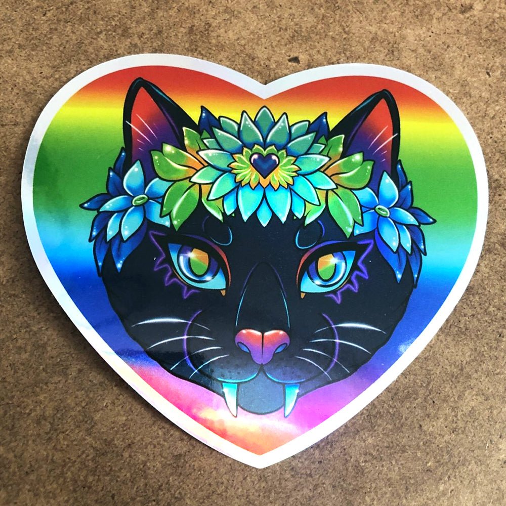 Rainbow Holographic Stickers – Alchemy Merch