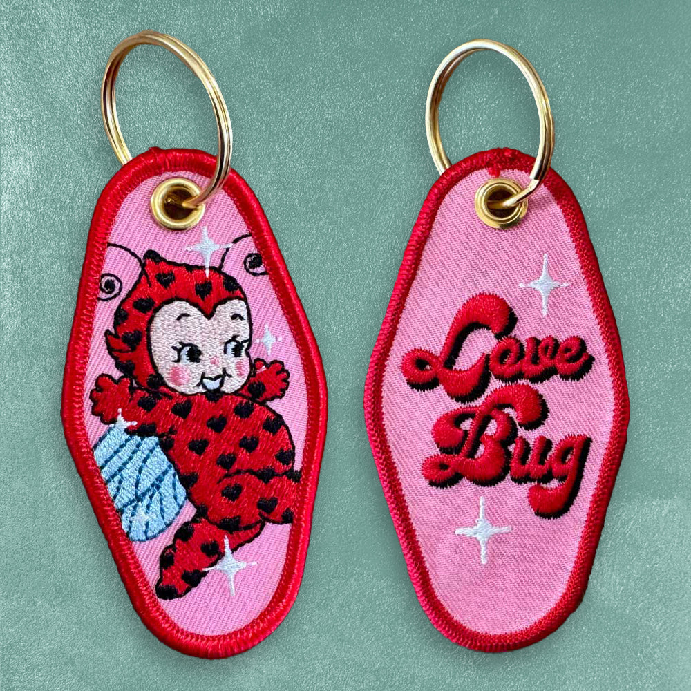 Motel Patch Keychains - Custom Patch Keychains
