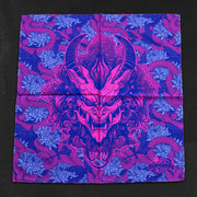 Custom Bandana Example Set, 4 Fabric Weights — close-up detail view
