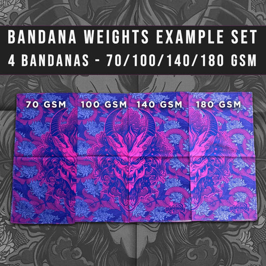 Bandana Example Set - 4 Weights - Alchemy Merch