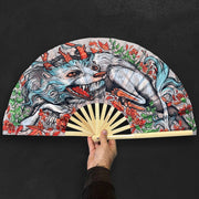 Custom Clack Fans, Printed Both Sides — production sample