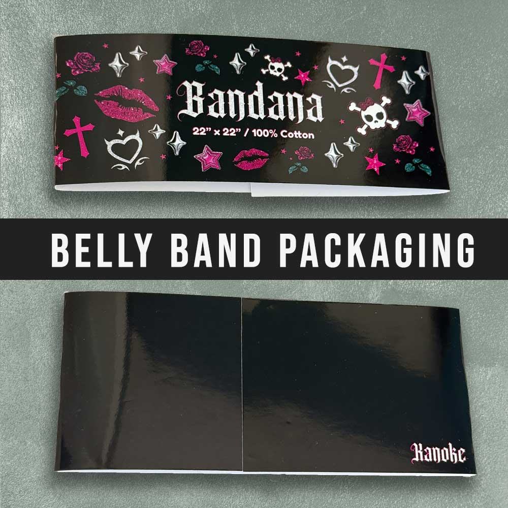 Custom Printed Bandanas, 100% Cotton — finish and texture detail