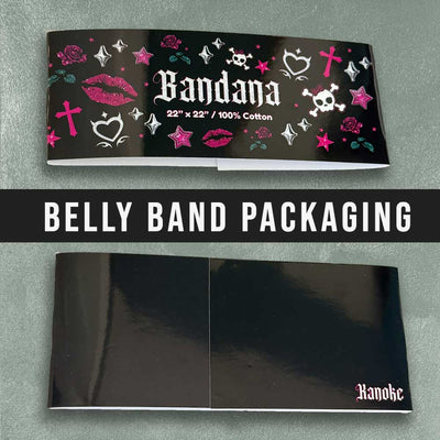 Custom Printed Bandanas, 100% Cotton — finish and texture detail