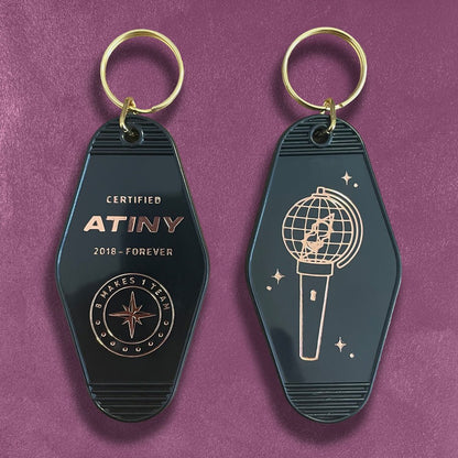 Motel Keychains - Stamped/Embossed - Alchemy Merch