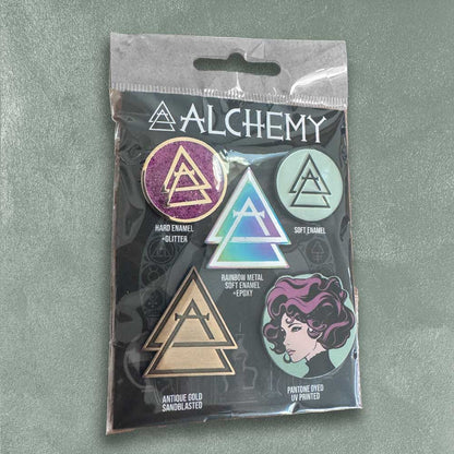 Pin Styles Example Set - Alchemy Merch