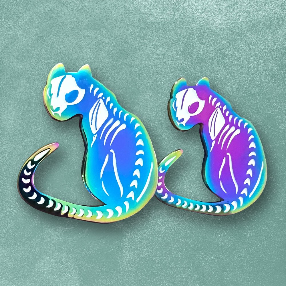 Rainbow Soft Enamel - Anodized Rainbow Plated - Alchemy Merch
