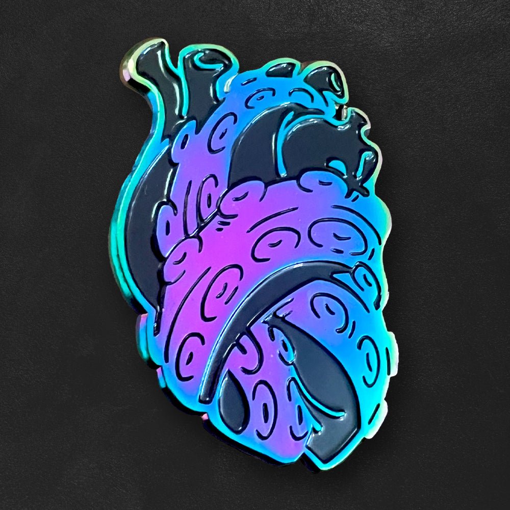 Rainbow Soft Enamel - Anodized Rainbow Plated - Alchemy Merch