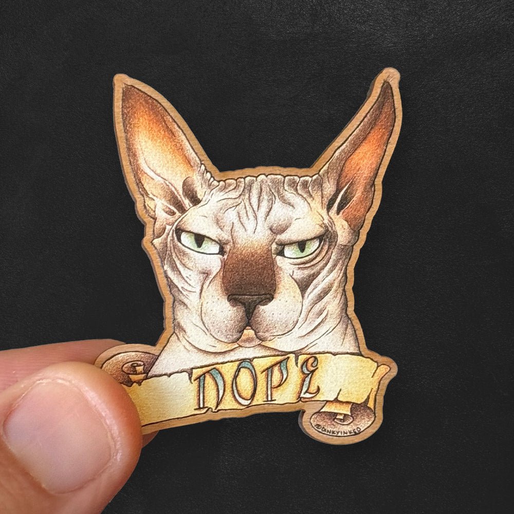 UV Printed Wooden Pins (USA Made) - Alchemy Merch