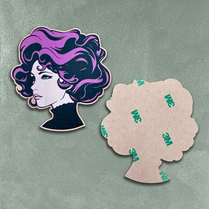 UV Printed Wooden Stickers (USA Made) - Alchemy Merch