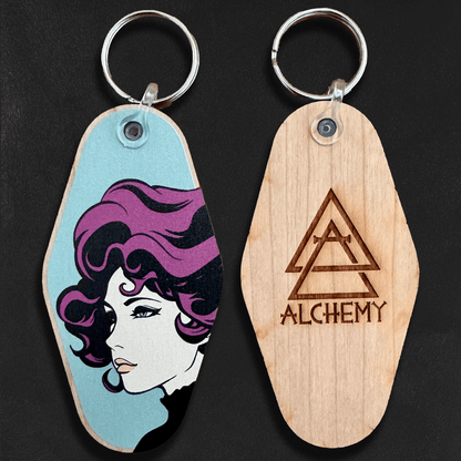 Wooden Motel Keychains (USA Made) - Alchemy Merch