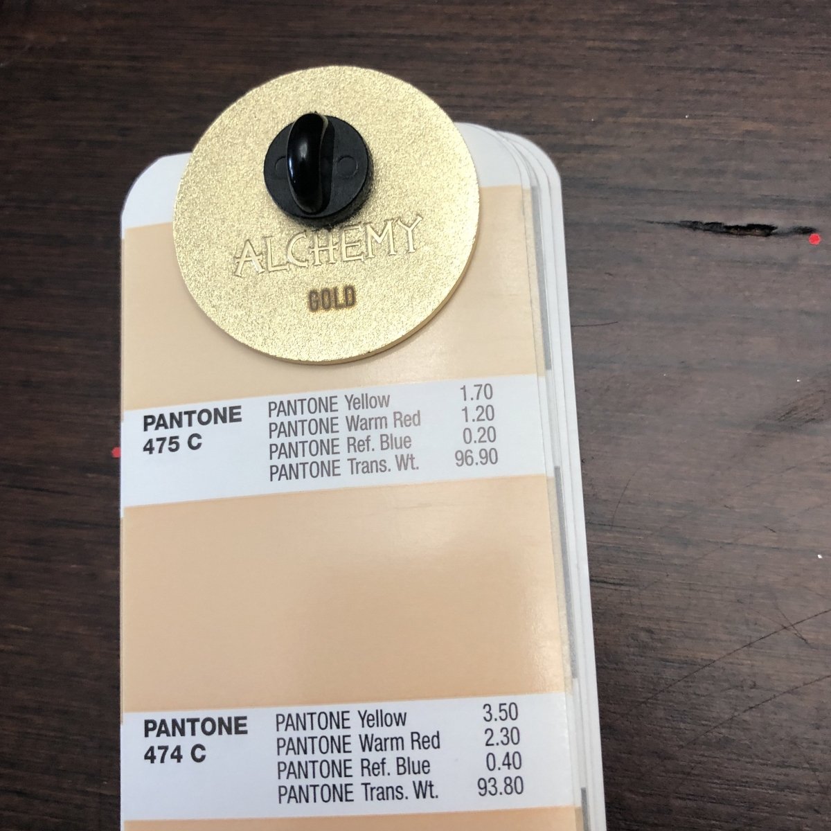 Metal Pin Sample Set - 17 different pin platings - Alchemy Merch