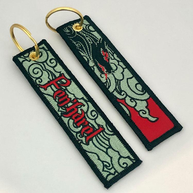 Long tag sale keychain