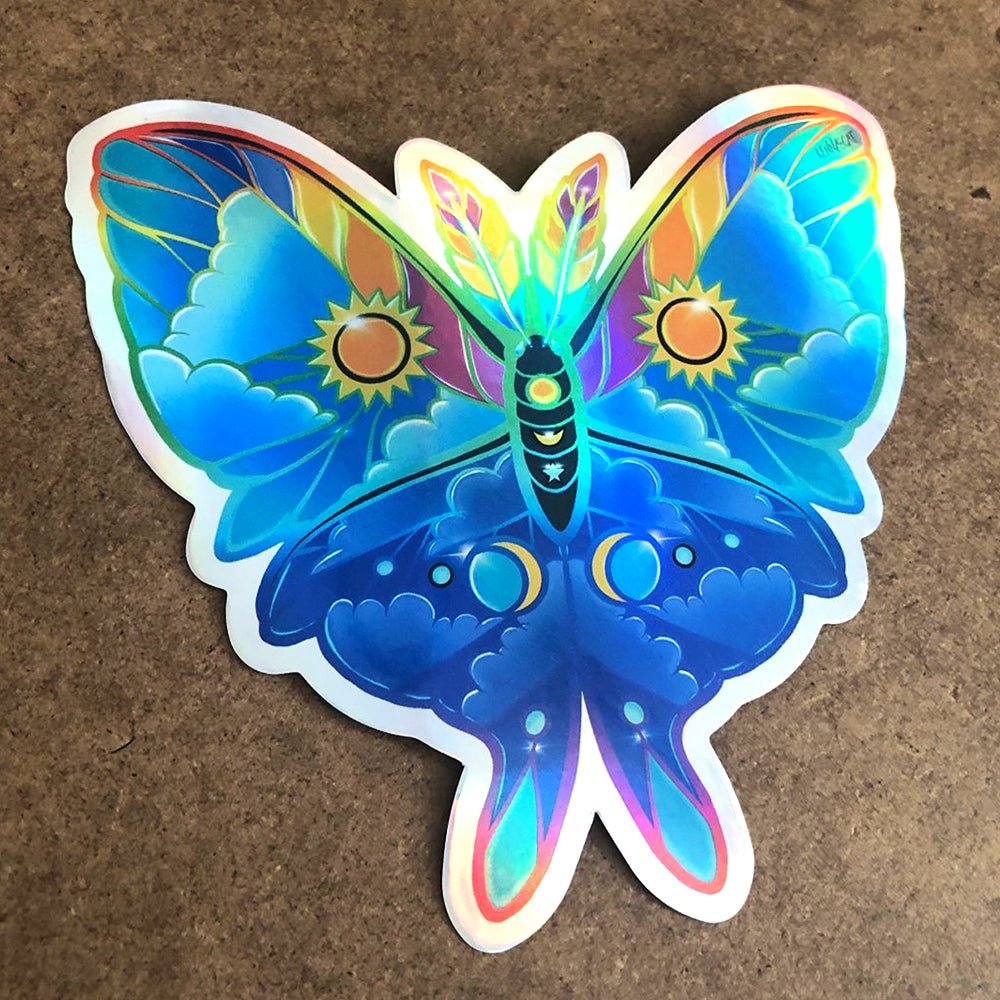 Rainbow Holographic Stickers - Alchemy Merch