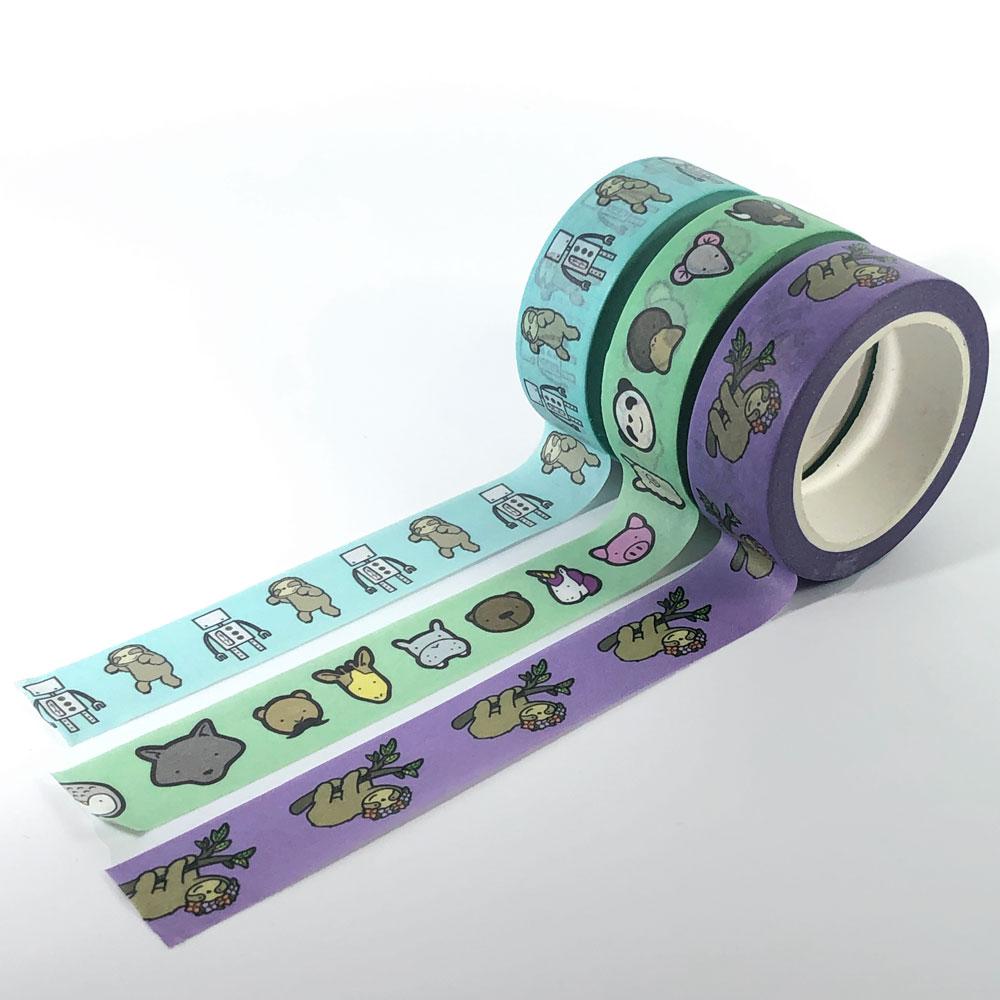 Washi Tape - Full color CMYK - 10m Long Rolls - Alchemy Merch